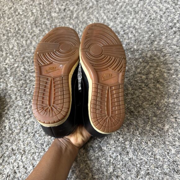 NNIKE 2014 DUNK SKY HI BLACK LEATHER SNAKE GS HIDDEN WEDGE Y2K Sneakers 6.5 - Picture 12 of 14